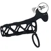 Gaine Vibrante Cage Silicone Et Cockring