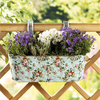 Esschert Design - Jardinière de balcon avec crochets Roses