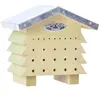 Esschert Design Best For Birds - Refuge à abeilles en bois et zinc