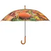Esschert Design Grand parapluie bois et métal toile polyester automne