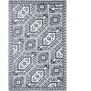 Esschert Tapis d'extérieur rectangulaire réversible diamant 182x122