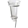 Esschert Design Pluviomètre en verre avec support en zinc 12 x 12 x 134 cm
