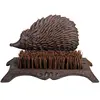 Esschert Design Brosse pieds décoration hérisson fonte