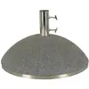 Esschert Design Pied de parasol - Granit - 43,9 Kgs - Gris foncé - Stabilité et élégance