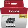 Canon PGI-35BK Multipack de 3 cartouches d'encre noire originales - 1509B028