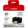 Canon PGI-1500 BK/C/M/Y cartouche d'encre Original Noir, Cyan, Magenta, Jaune TU