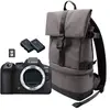 Appareil photo hybride Canon EOS R6 Mark II, noir + sac à dos + carte...