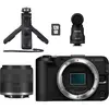 Canon EOS R50 V + Optique RF-S 14-30mm pour Système EOS R + Poignée-Trépied HG-100TBR avec commande a distance  Bluetooth + Microphone DM-E100 +  Carte SD 128 GB