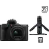 Canon Kit Vlogging PowerShot V1 + Trépied HG-100TBR + Télécommande sans-fil BR-E1 + SD 128Go