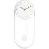 Horloge murale acier Karlsson Pendulum Charm 50x20x4,8 cm