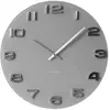 Karlsson - Horloge ronde vintage en verre gris 35 cm