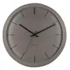 Karlsson - Horloge ronde en métal Nirvana Globe 40 cm Gris foncé