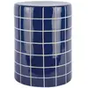 Table d'appoint Retro Tiles High Present Time Cobalt taille unique