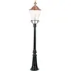 K.S. Verlichting Lampadaire d'extérieur Flores, noir