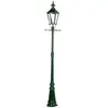 K.S. Verlichting Lampadaire d'extérieur Manchester à 1 lampe vert