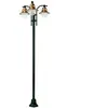 K.S. Verlichting lampadaire d'extérieur Toscane à 3 lampes, vert