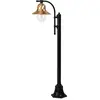 K.S. Verlichting Lampadaire d'extérieur Toscane à 1 lampe. 150 cm, noi...