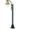 K.S. Verlichting Lampadaire d'extérieur Toscane à 1 lampe. 150 cm, vert