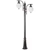 K.S. Verlichting Lampadaire d'extérieur Madeira à 2 lampes anthracite