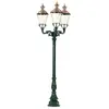 K.S. Verlichting Lampadaire d'extérieur Parijs à 3 lampes, noir