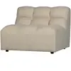 WOOOD Fauteuil en tissu sable