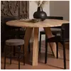 WOOOD Table à manger 4 personnes ronde en bois - Bois clair