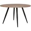 WOOOD Table à manger ronde en bois 4 personnes, Ø120 cm