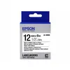 Ruban d'étiquettes EPSON LK4WBW - Noir sur blanc - 12mm
