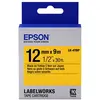 Bande d'étiquettes EPSON LK-4YBP - Noir pour imprimante LabelWorks