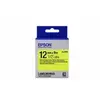 epson tape lk-4ybf fluor blk-/yell lk-4ybf black/yellow 12mm (9m) noir