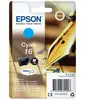 Epson - Cartouche d'encre 16 Cyan - Stylo plume (C13T16224022)