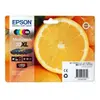 Epson 33XL/T3357 Pack 5 Cartouches Noir/couleurs C13T33574012 (Orange)