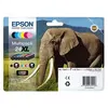 Epson 24XL C13T24384011 Pack 6 Cartouches Noir et couleurs (Elephant)
