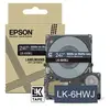 Cartouche d'encre Epson LK-6HWJ pour LabelWorks LW-C610 Blanc sur Marine mat