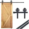 SNOGOLD Kit de Rail Porte Coulissante Quincaillerie Systeme de Porte S...