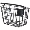 Panier vélo Basil Bremen noir mat en aluminium (vendu sans fixation)