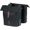 Basil sac à vélo double City 28-32 litres polyester noir