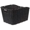 Basil Weave WP Cestino per Bicicletta Unisex Adulto, Noir, 35 x 26 x 24 cm