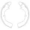 Jeu de mâchoires de frein KBS-6412 Kavo parts KBS6412