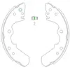 Jeu de mâchoires de frein KBS-3904 Kavo parts KBS3904