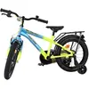 VOLARE Vélo enfant Thombike, 16 pouces bleu-jaune