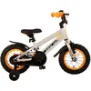 Vélo enfant Volare Rocky - Garçons - 12 pouces - Gris