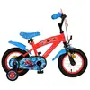 Vélo enfant Volare Spider-Man - Garçons - 12 pouces - Bleu/Rouge