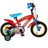 Vélo enfant Volare Paw Patrol - Garçons - 12 pouces - Rouge / Bleu