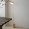 GOOD & MOJO Lampadaire LED Okinawa, à 1 lampe, naturel, 146 cm, bois