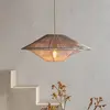 GOOD & MOJO suspension Lumbini, Ø50 cm, gris clair, corde en papier