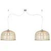 BORNEO-Suspension 2 Lumières Bambou Ø52cm naturel Good & Mojo