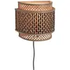 Good & Mojo BHUTAN-Applique murale demi-lune bambou Ø32cm Beige