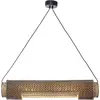 Suspension en bambou noir et naturel 85x18 cm Bhoutan - Good & Mojo