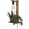 Applique murale avec étagère en bambou naturel 30x18x52cm Flores - Good & Mojo